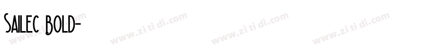 Sailec Bold字体转换